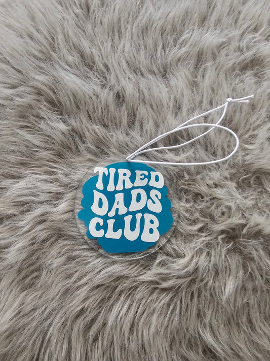 Tired Dads Club Rearview Mirror Charm