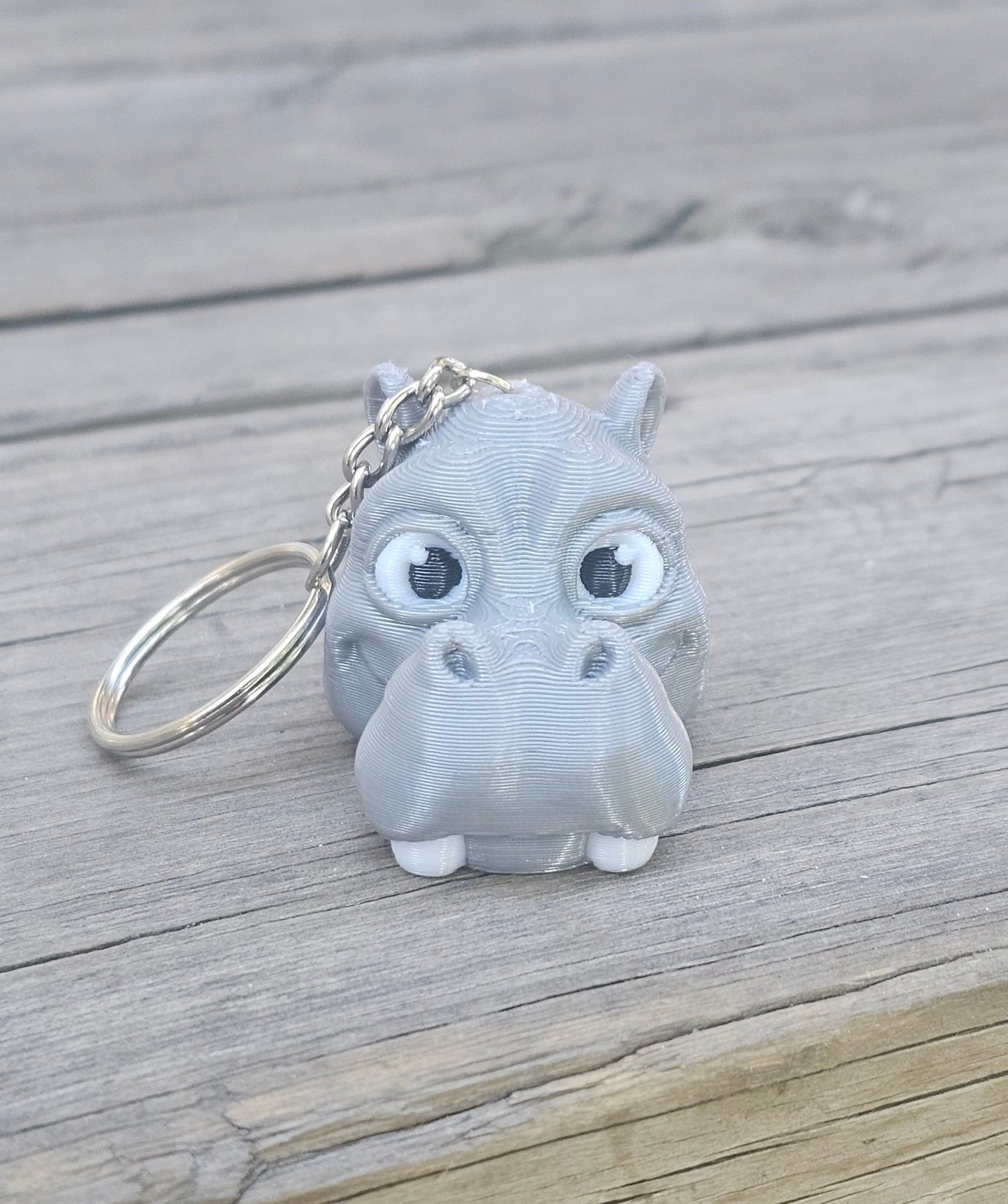 Hippo Keychain