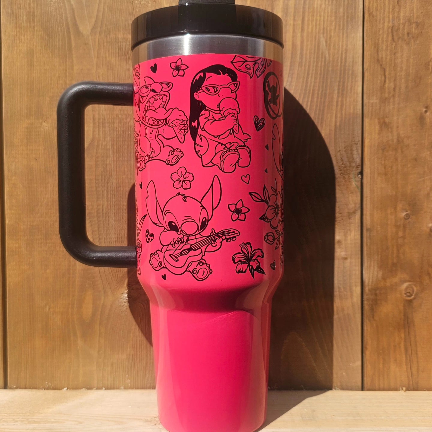 Ohana 40oz Neon tumbler